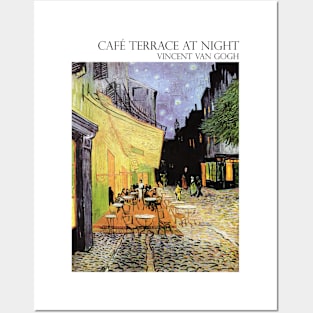 Café Terrace at Night Posters and Art